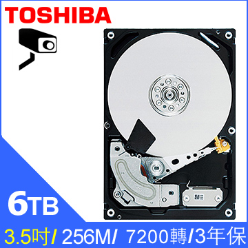 TOSHIBA監控硬碟6TB-MD06ACA600V